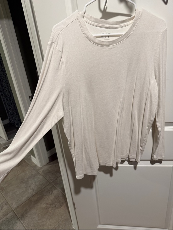Maurices Tops - Maurices Cream Long-Sleeve Crew Neck Top